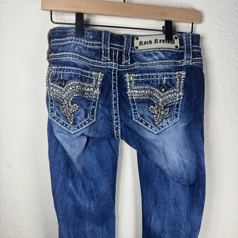 Rock Revival Betty boot Women's Dark Blue Boot Cut Jeans - Picture 12 of 16